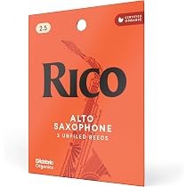 リコ アルトサックスリード リコ 2-1/2番 2箱セット Amazon | D'Addario WoodWinds ダダリオ リード アルトサックス用 RICO